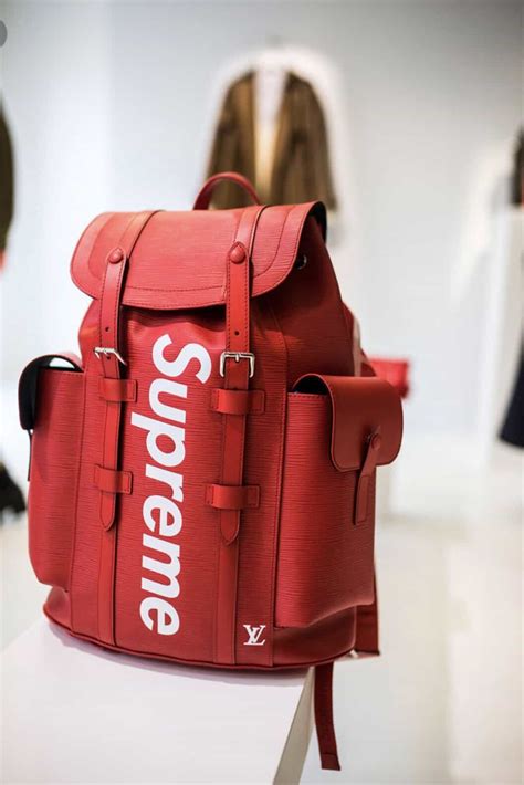 supreme lv backpack legit check.